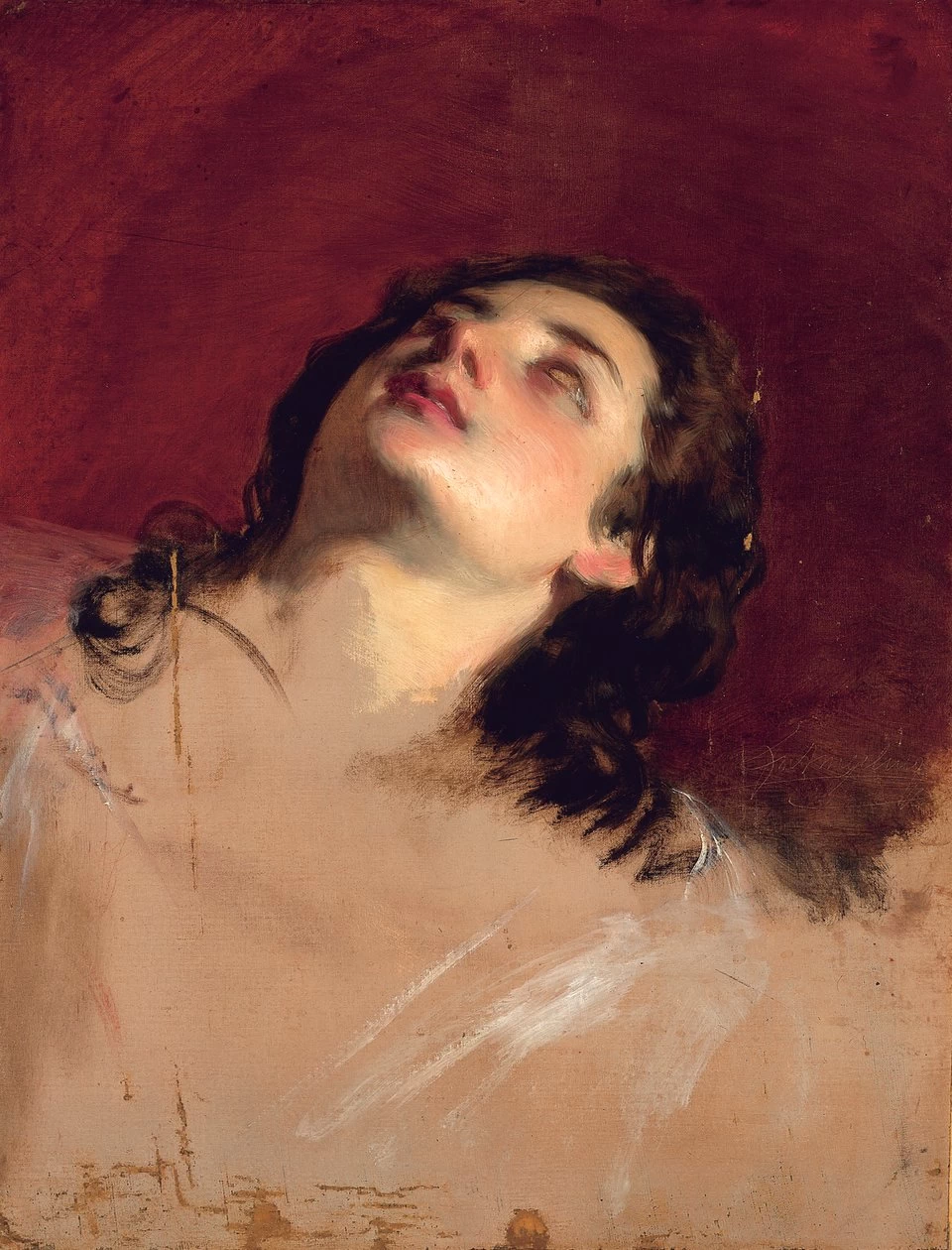 Studio della testa di una donna